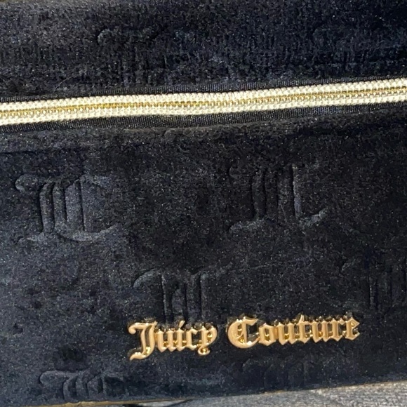NEW Juicy Couture Velour Makeup Train Case - Picture 5 of 6